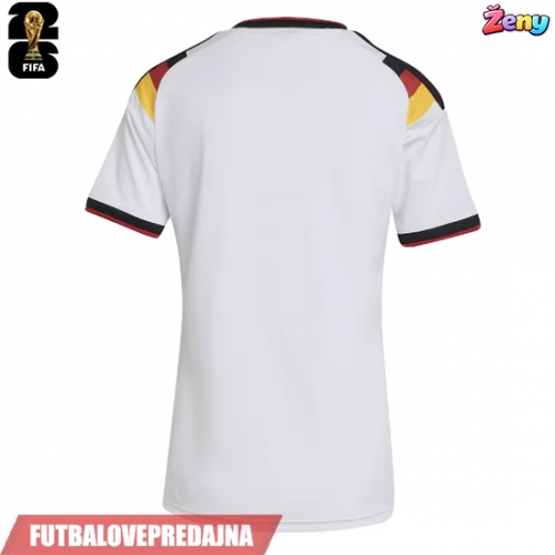 Lacne Ženy Futbalové dres Nemecko MS 2026 Krátky Rukáv - Domáci